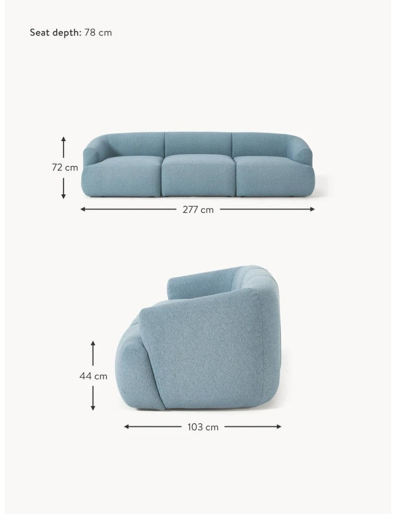 Trivietė sofa Sofia