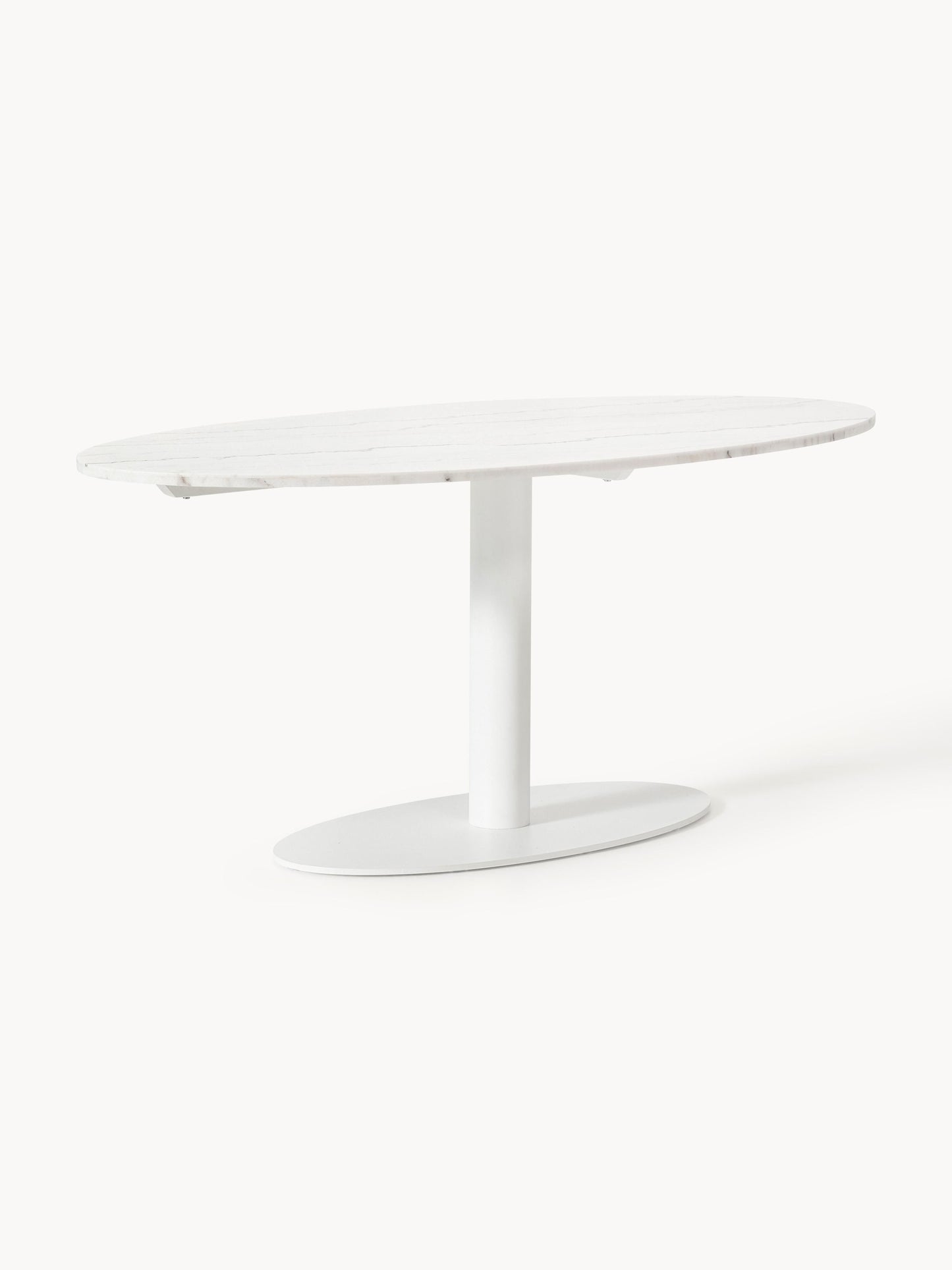 Ovalus marmurinis stalas Miley 180x90