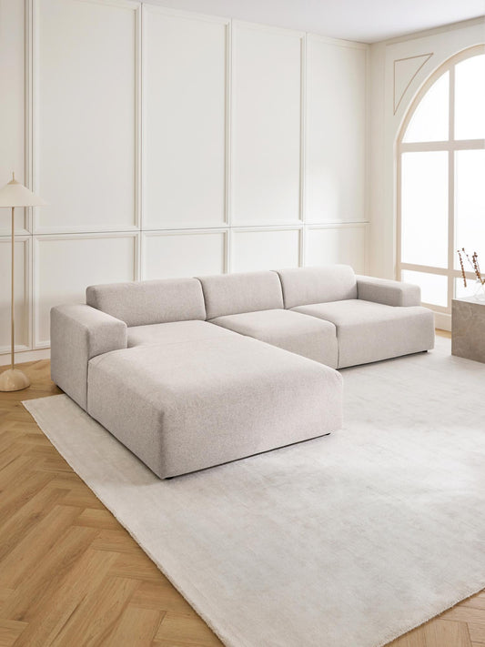 Kampinė sofa Melva (4 vietų), kampinė dalis kairėje
