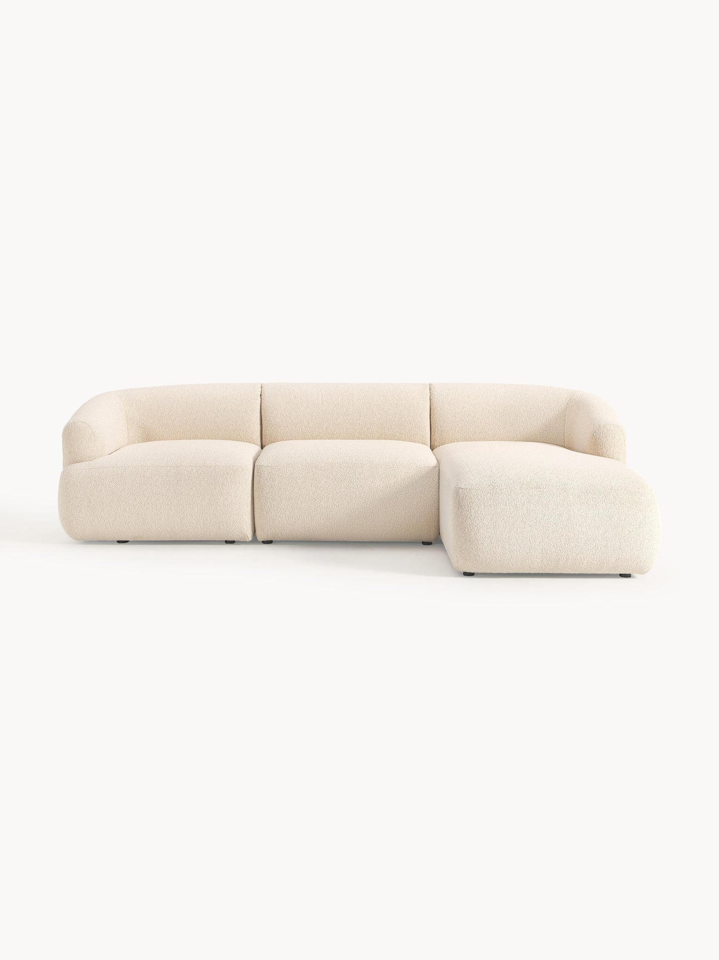 Modulinė bouclé kampinė sofa Sofia