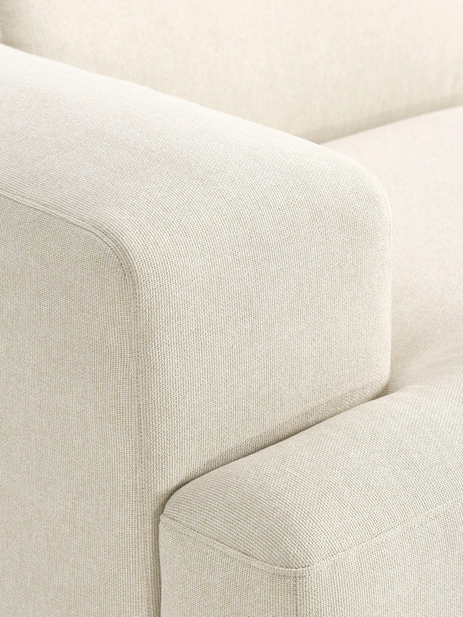 Kampinė sofa Melva (4 vietų), kampinė dalis dešinėje