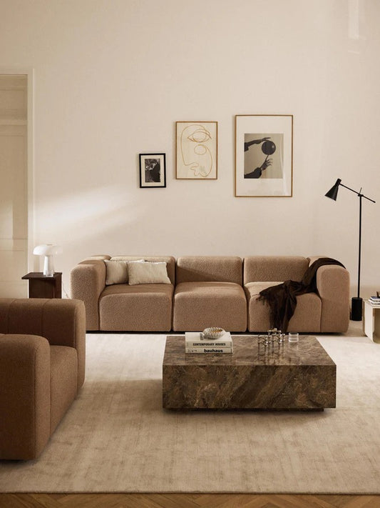 Modulinė bouclé sofa Lena (4 vietų)