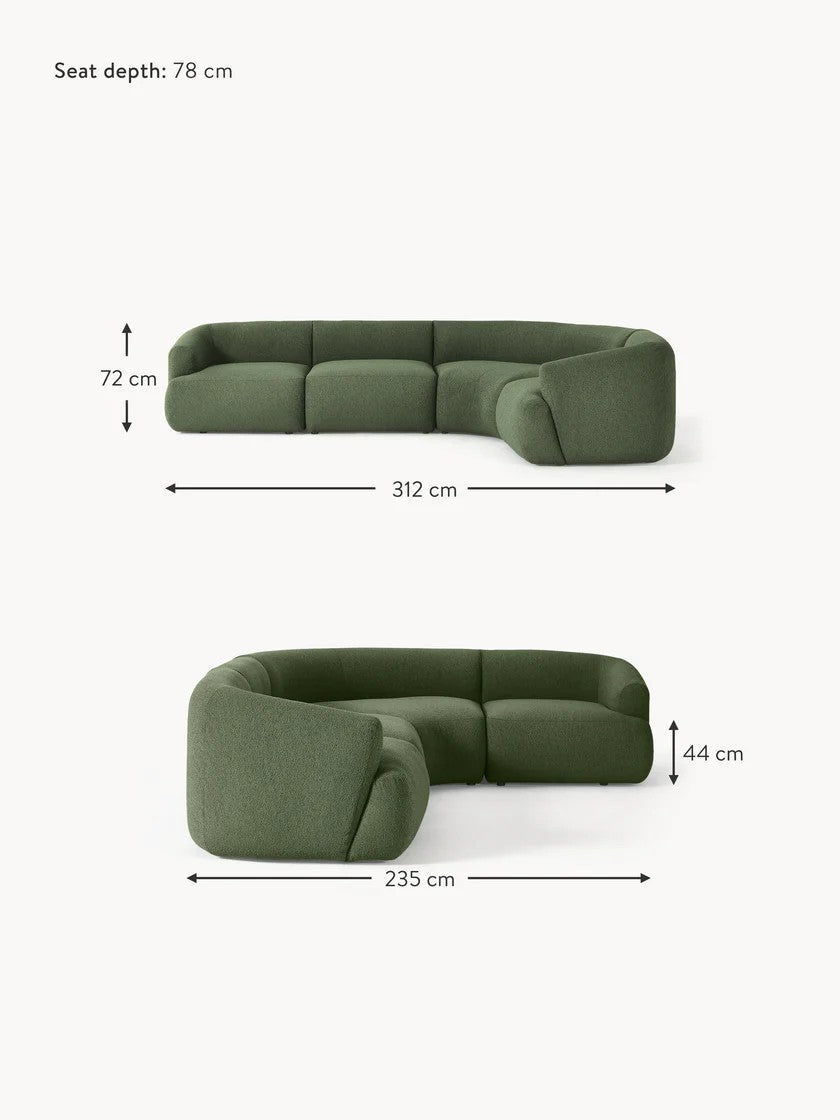 Modulinė kampinė sofa Sofia (4 vietų)