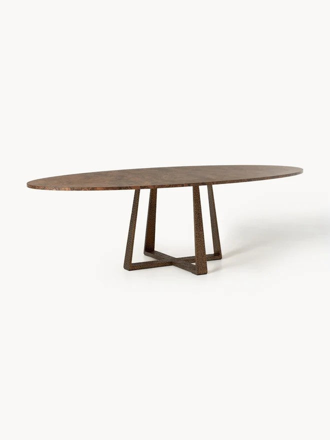 Ovalus valgomojo stalas Amella 260 x 110 cm