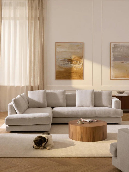 Kampinė sofa Tribeca, kampinė dalis kairėje