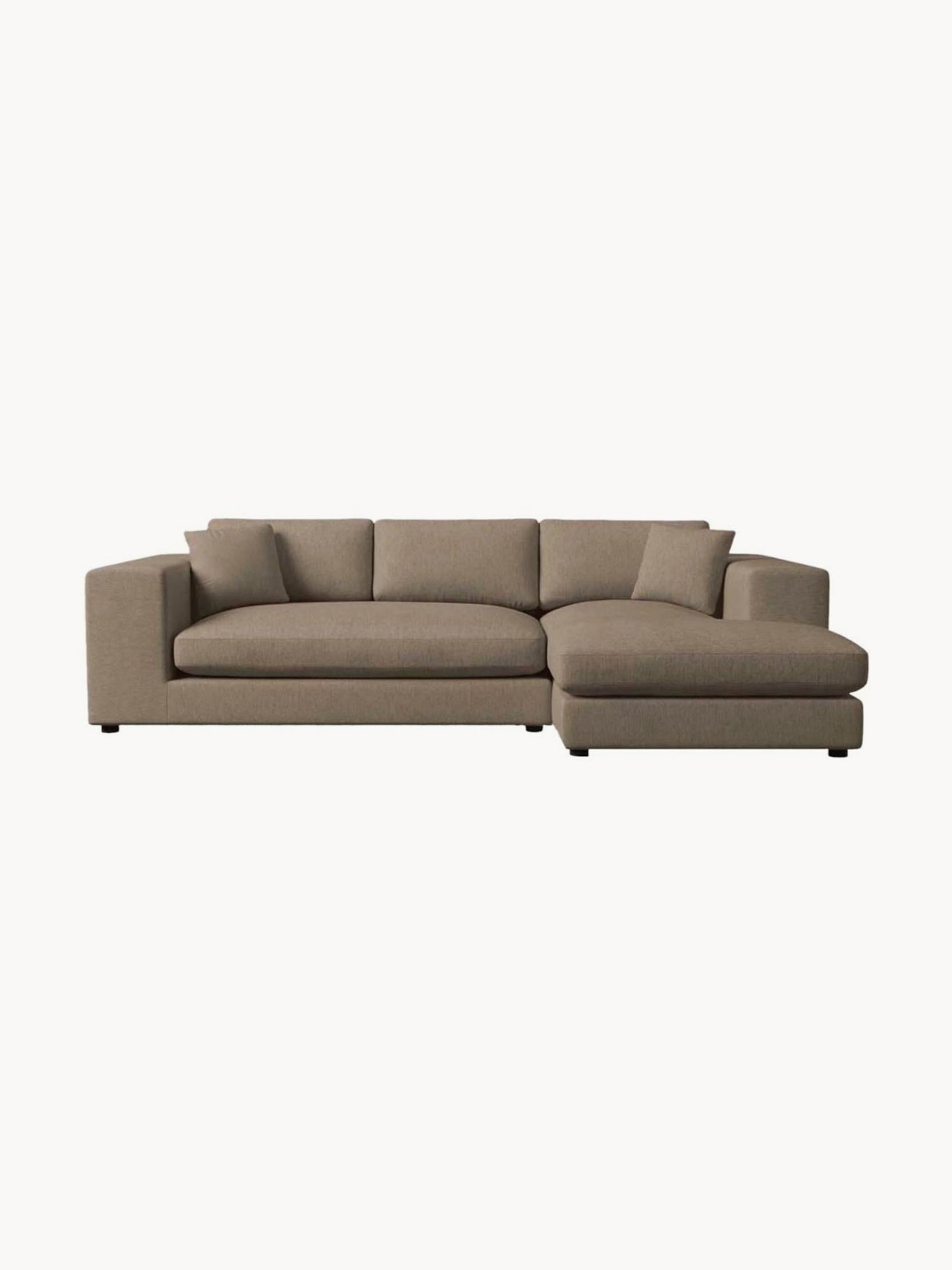 Kampinė sofa Tendance (5 vietų), kampinė dalis dešinėje