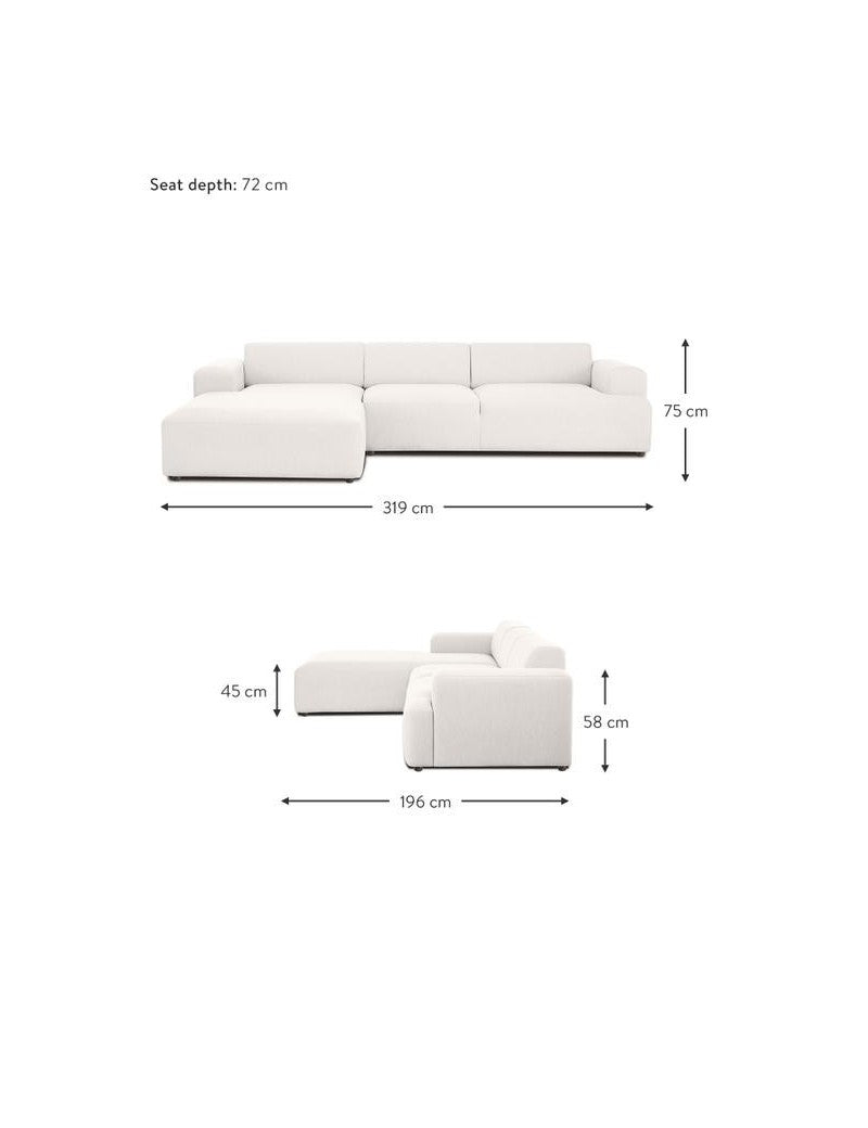 Melva kampinė sofa - bendras vaizdas